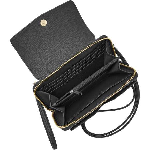 Relic by Fossil Kari Black Wallet on a String - Picture 4 of 6